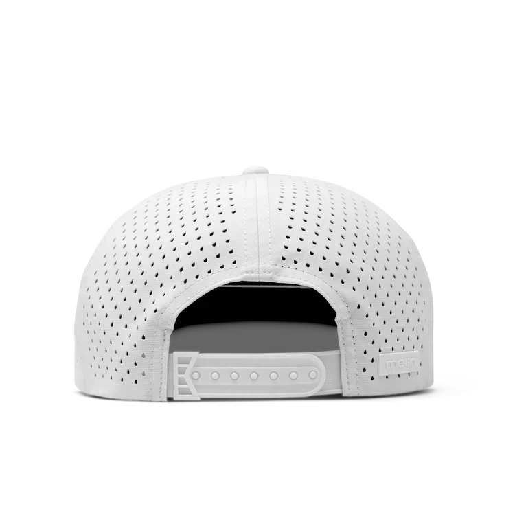 Coronado Brick Hydro Performance Snapback Hat WHITE