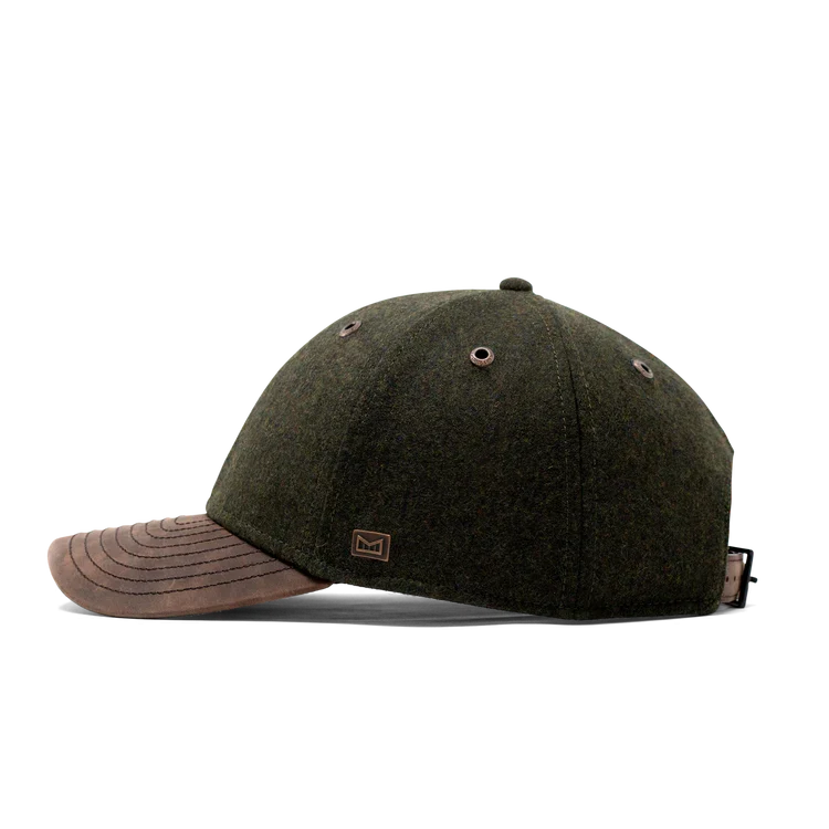 A-Game Scout Thermal Merino Wool Strapback Hat SPRUCE