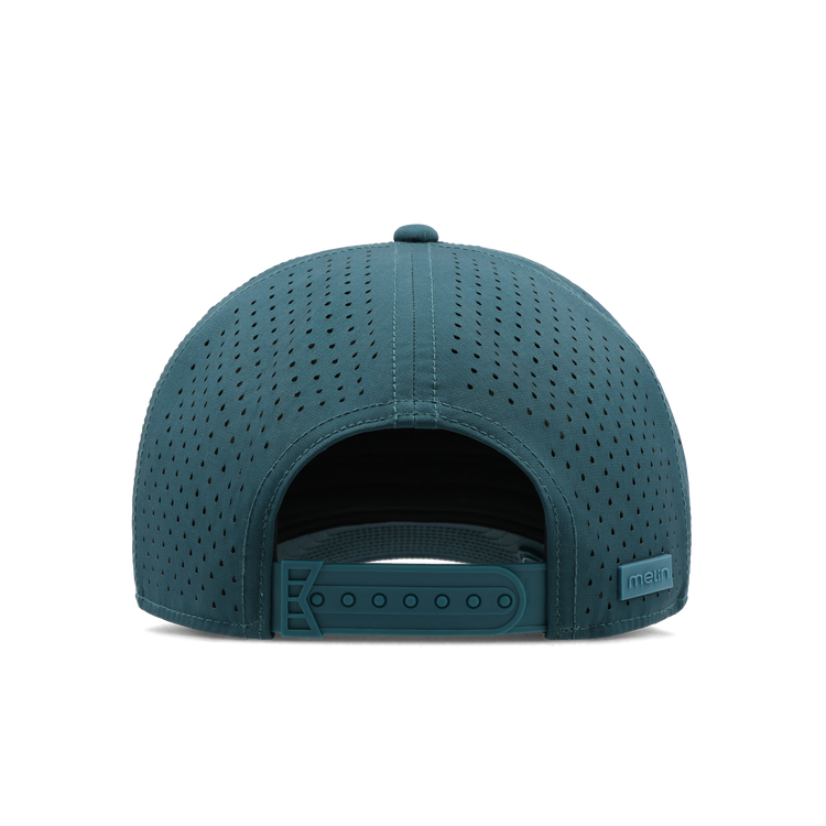 Odysea Rope Bulls Icon Hydro Performance Snapback Hat Atlantic Deep