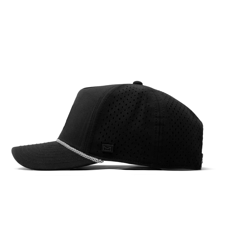 Odysea Rope Bulls Icon Hydro Performance Snapback Hat BLACK