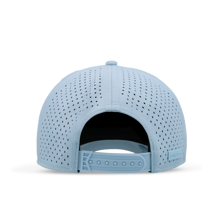Odysea Rope Bulls Icon Hydro Performance Snapback Hat Cashmere Blue