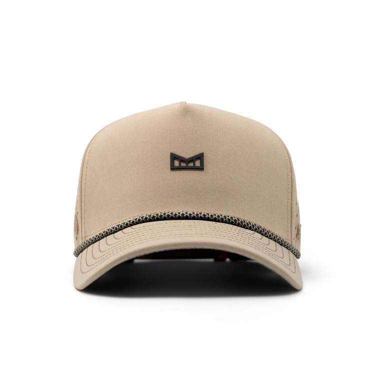 Odysea Rope Bulls Icon Hydro Performance Snapback Hat KHAKI
