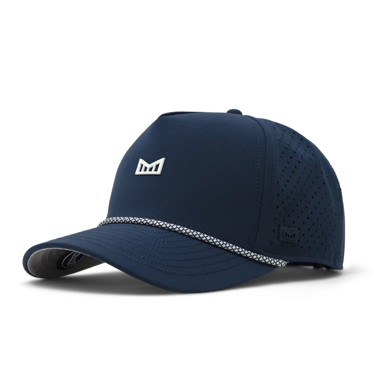 Odysea Rope Bulls Icon Hydro Performance Snapback Hat NAVY