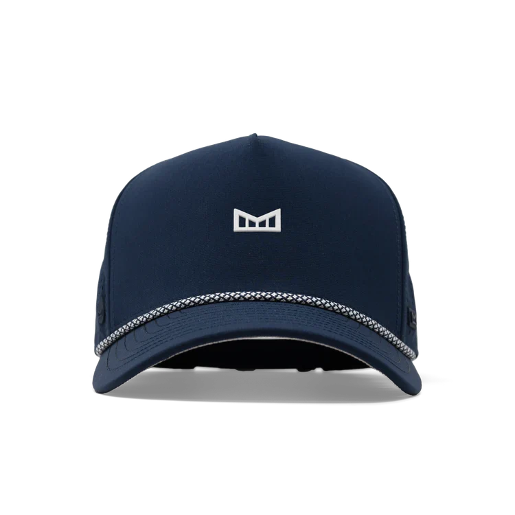 Odysea Rope Bulls Icon Hydro Performance Snapback Hat NAVY