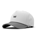 Odysea Rope Bulls Icon Hydro Performance Snapback Hat White / Grey