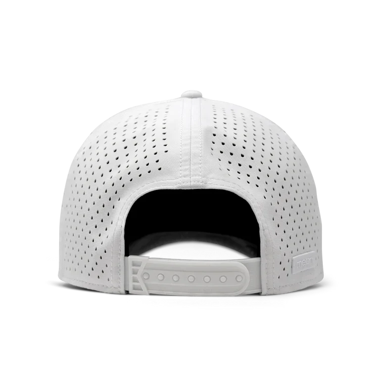 Odysea Rope Bulls Icon Hydro Performance Snapback Hat WHITE