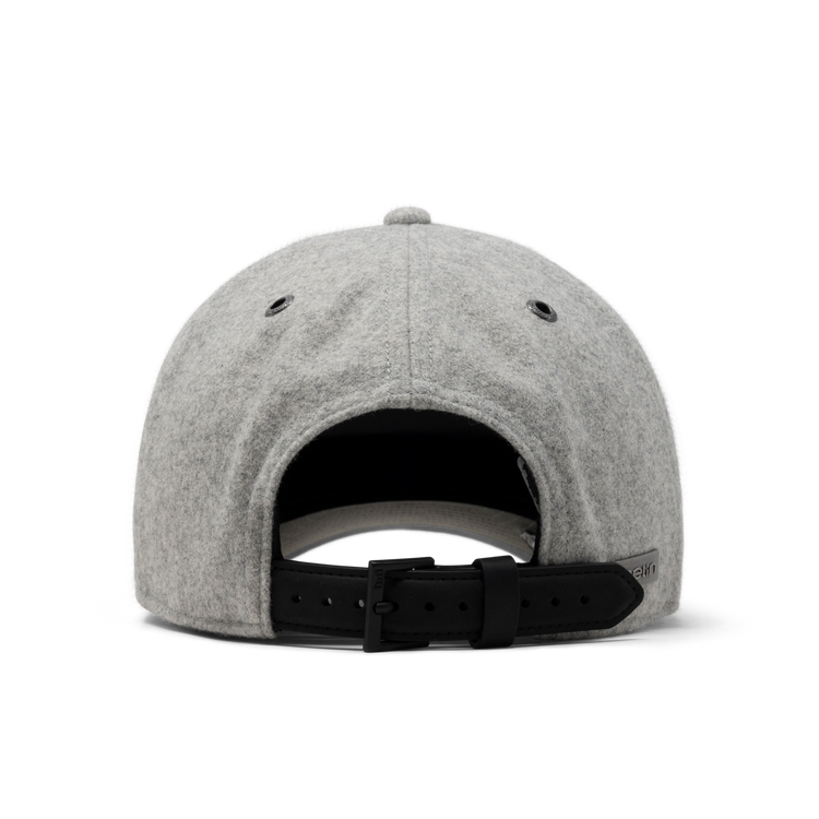 Odysea Blazer Thermal Melange Wool Strapback Hat Light Grey