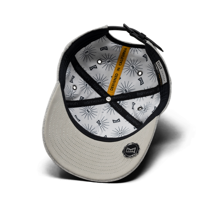 Odysea Blazer Thermal Melange Wool Strapback Hat Light Grey
