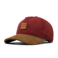 Odysea Waxed Cord Thermal Unstructured Wax'd Strapback Hat Racing Red