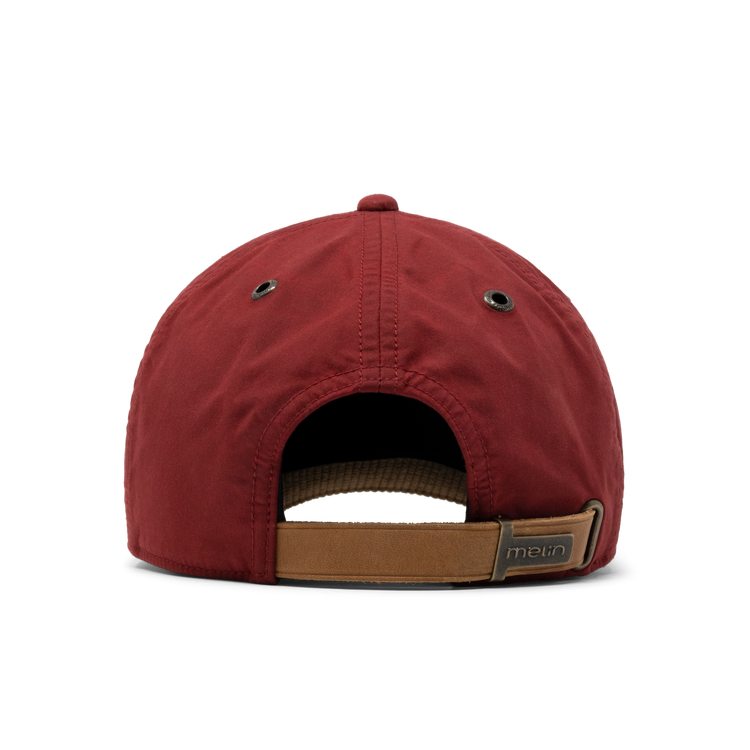 Odysea Waxed Cord Thermal Unstructured Wax'd Strapback Hat Racing Red