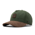 Odysea Waxed Cord Thermal Unstructured Wax'd Strapback Hat Went Green