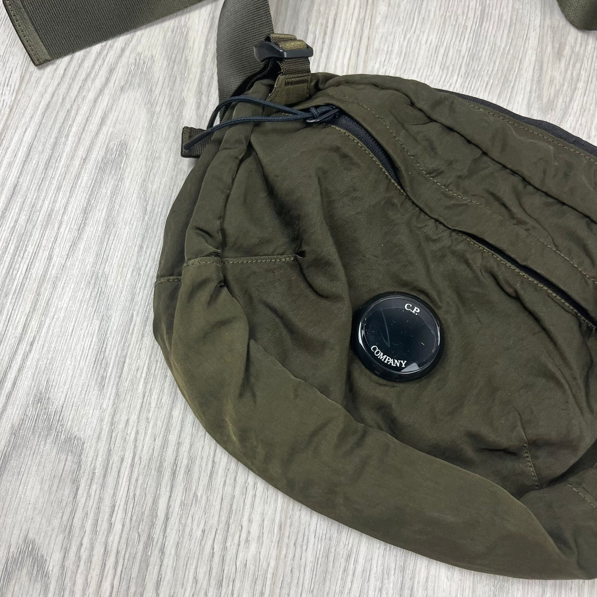 CP Company Zip Chrome Bag - Ivy Green