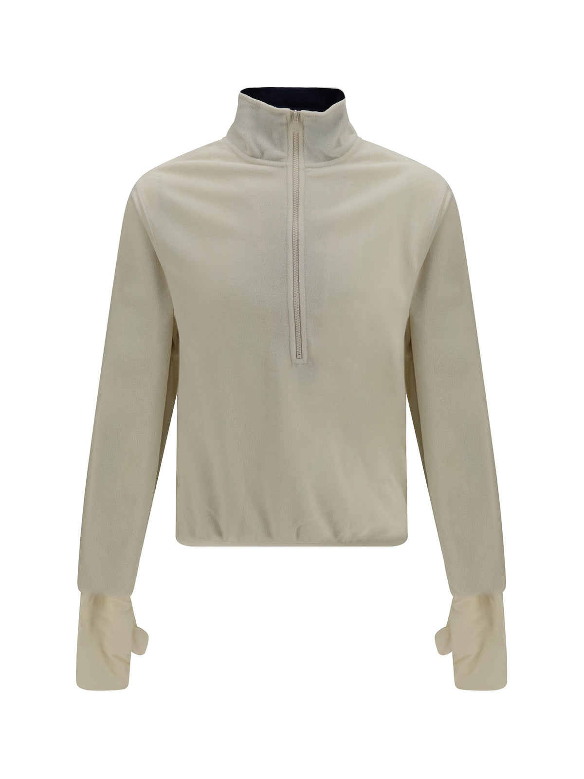 Entire Studios Shell Fleece Sweatshirt — Cream