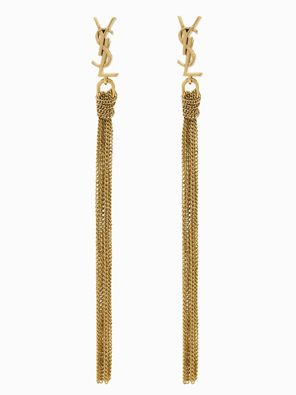 Saint Laurent Cassandre Earrings — Gold