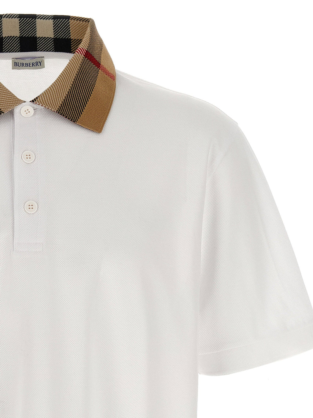 Burberry Cody Polo Shirt — White