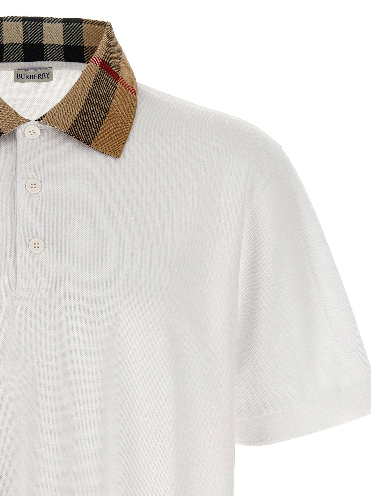 Burberry Cody Polo Shirt — White