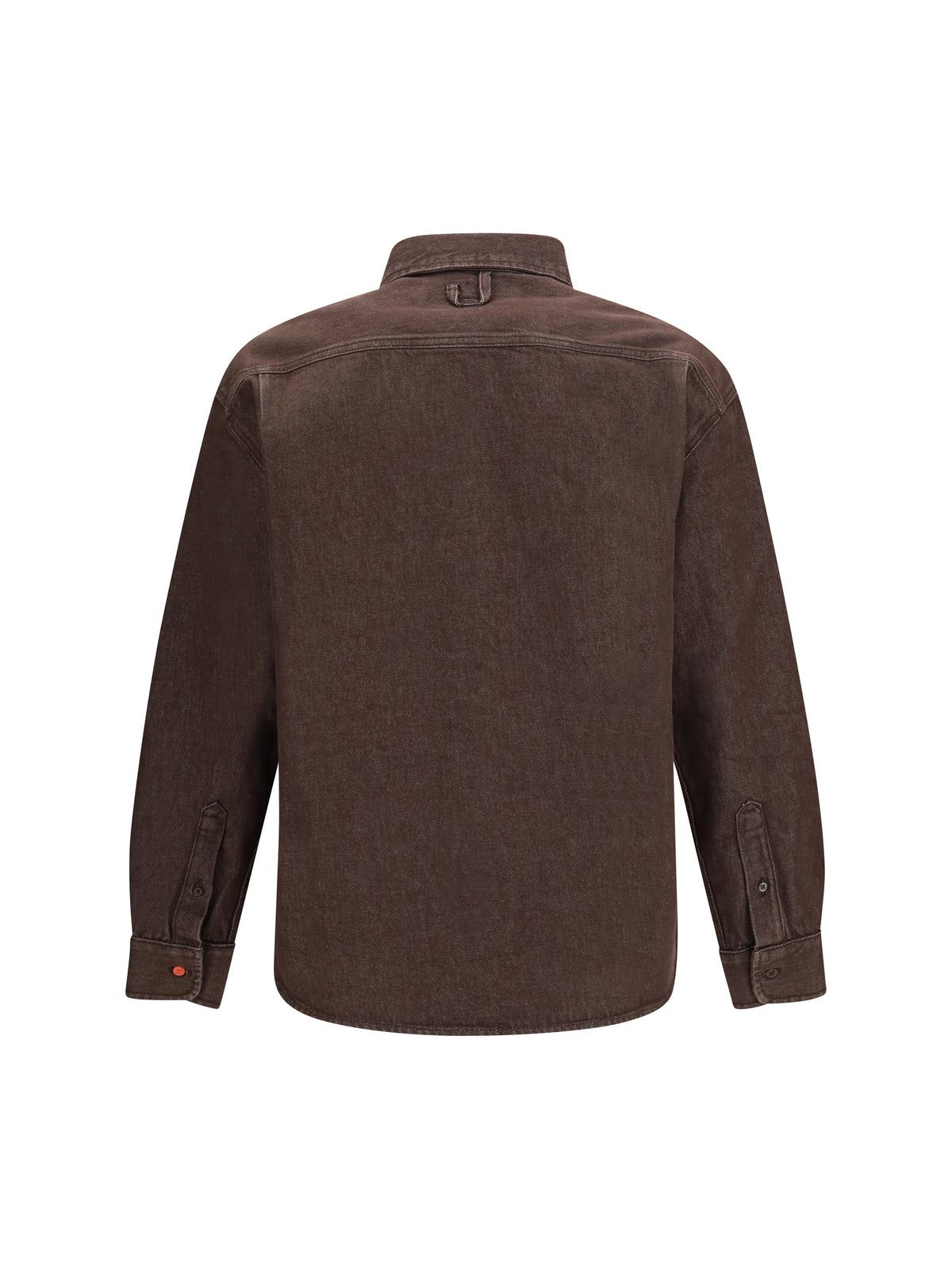 Jacquemus Denim Shirt — Brown
