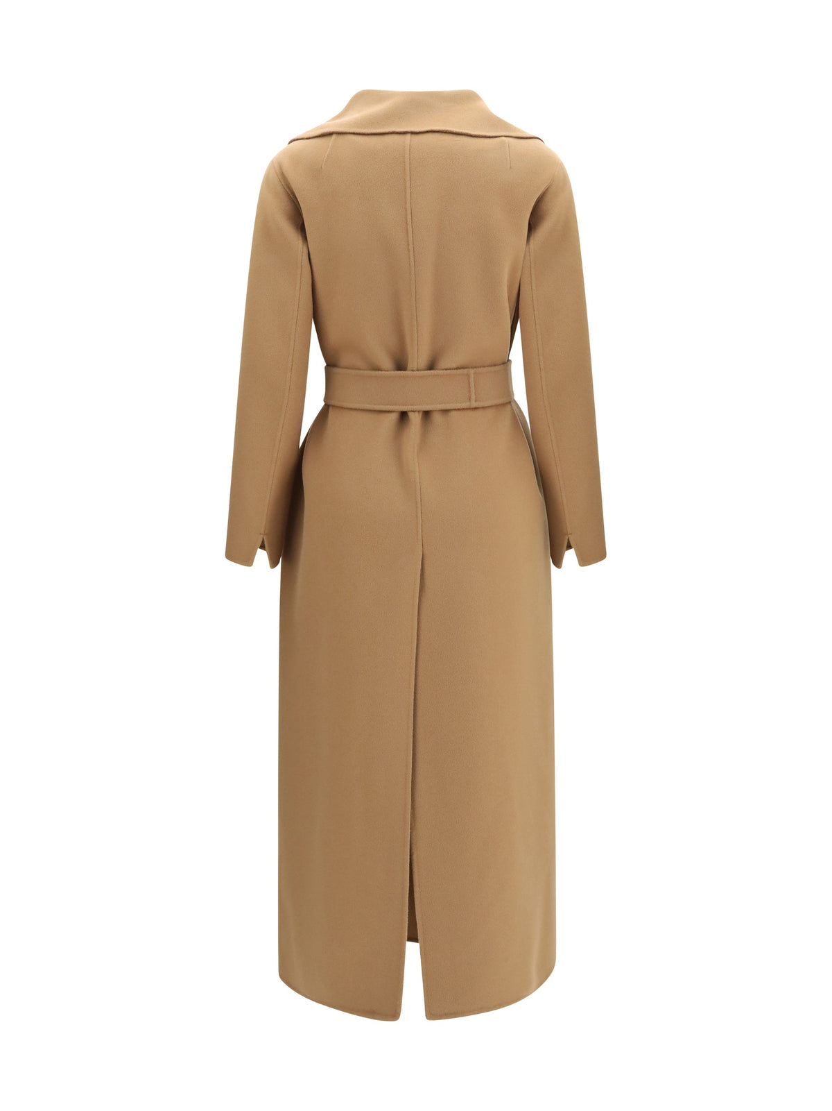 'S Maxmara Wool-Cashmere Blend Coat — Beige