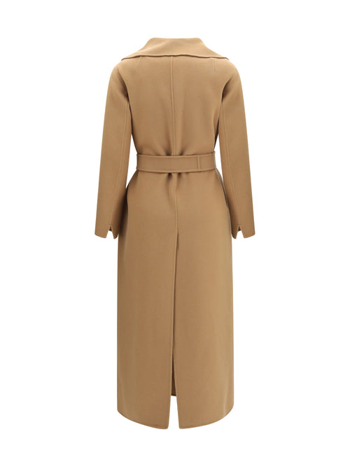 'S Maxmara Wool-Cashmere Blend Coat — Beige