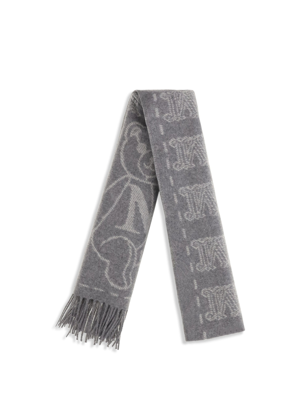 Max Mara Charme Scarf — Gray