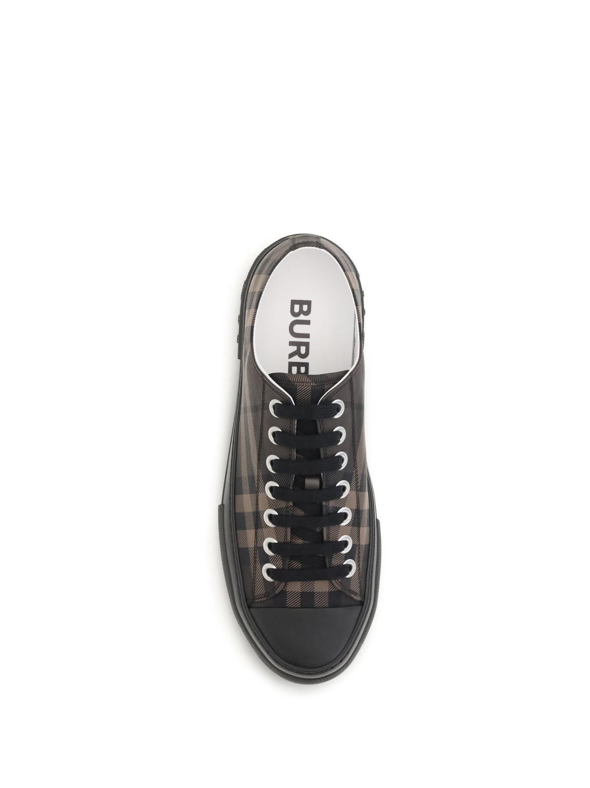 Burberry Jack Check Sneakers — Brown