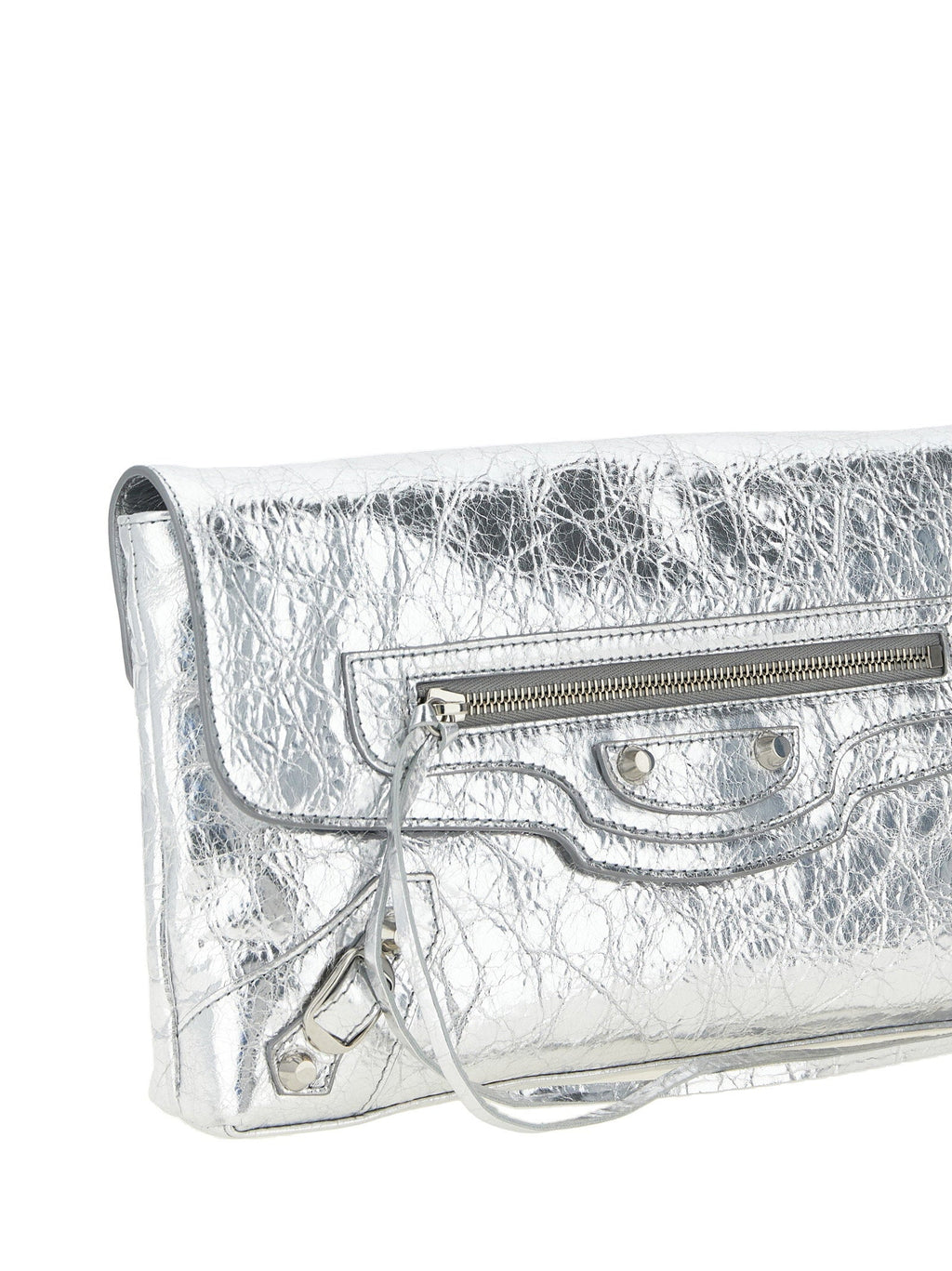 Balenciaga Clutch — Silver