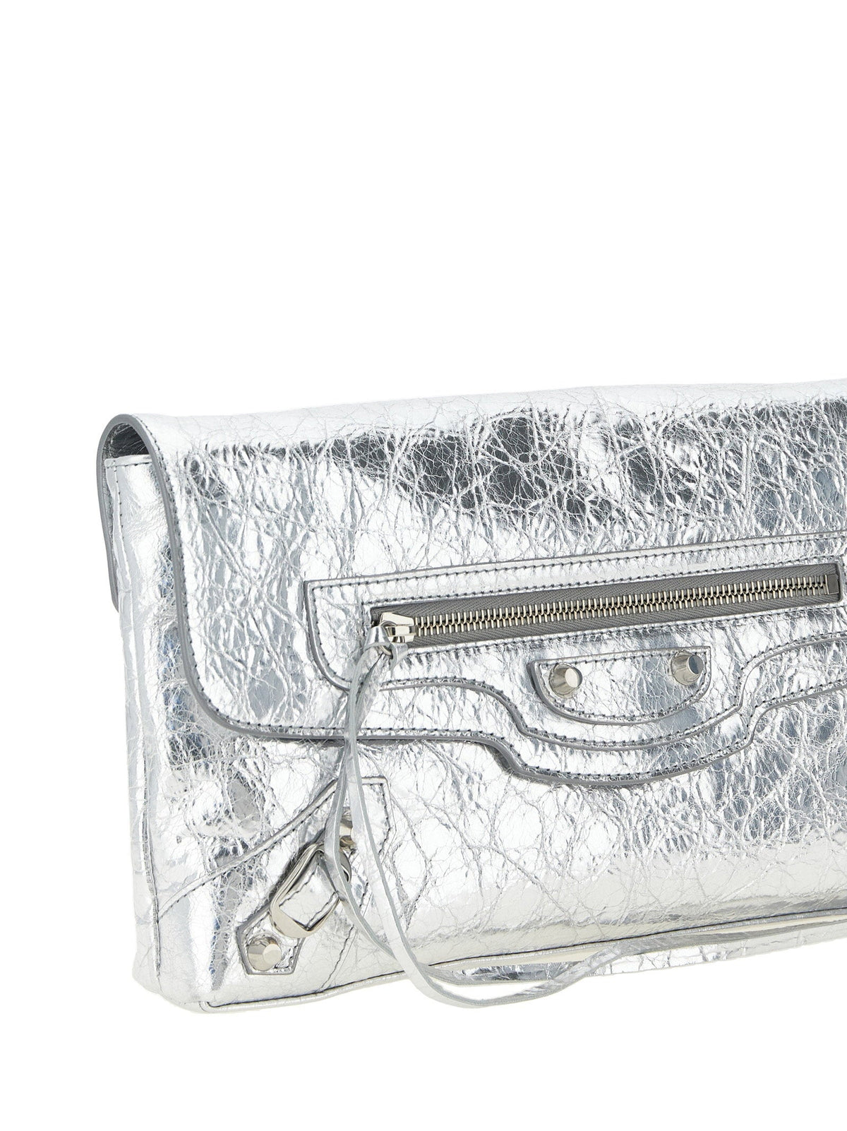 Balenciaga Clutch — Silver