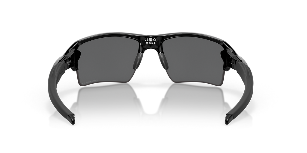 FLAK 2.0 XL POLISHED BLACK W/ PRIZM BLACK POLARIZED