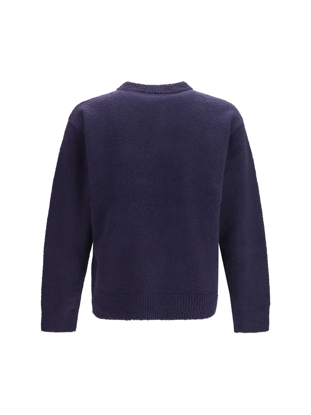 Axel Arigato Embroidered Logo Henley Sweater — Navy
