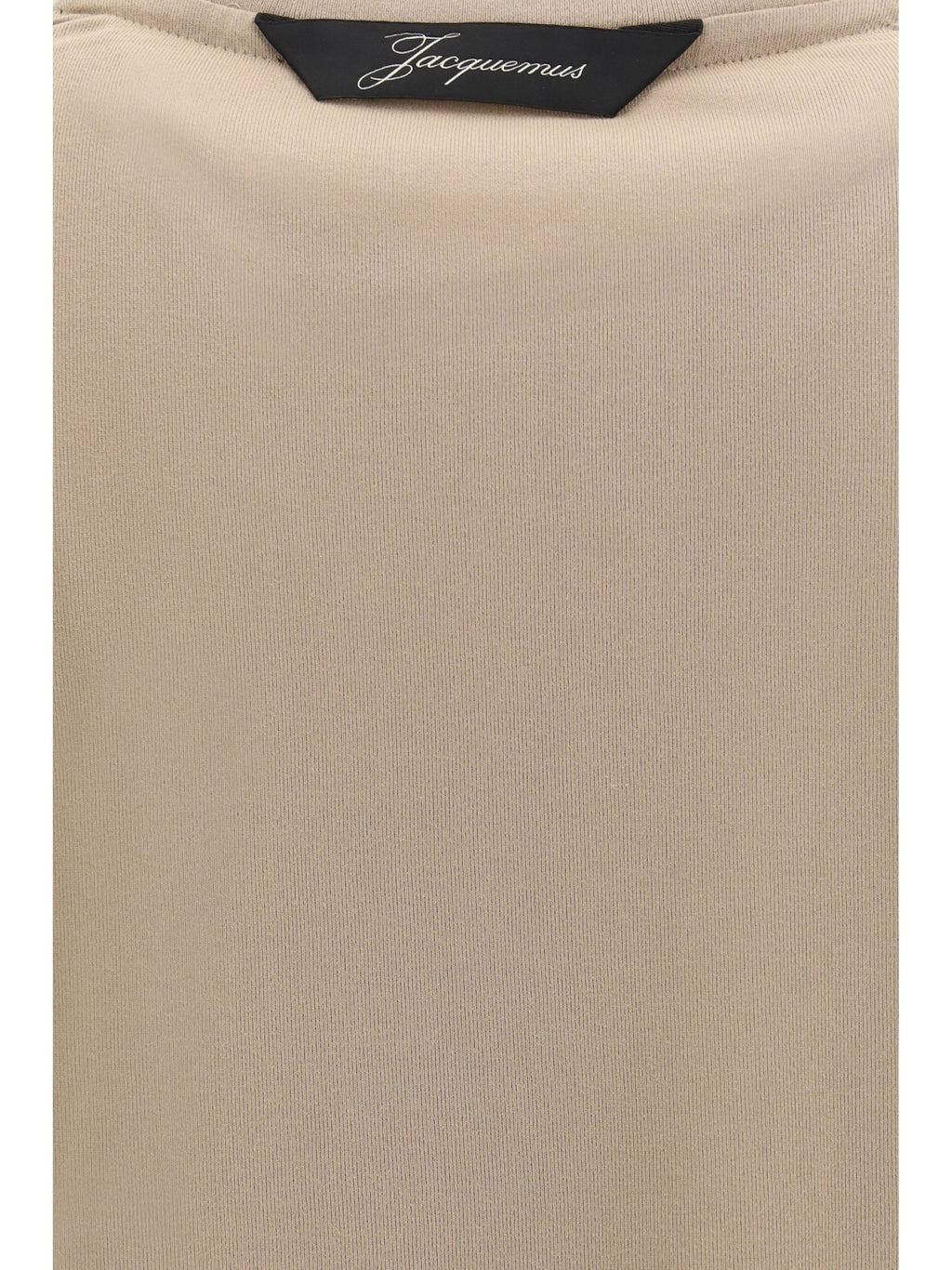 Jacquemus Rond Carré Long-Sleeve T-Shirt — Beige