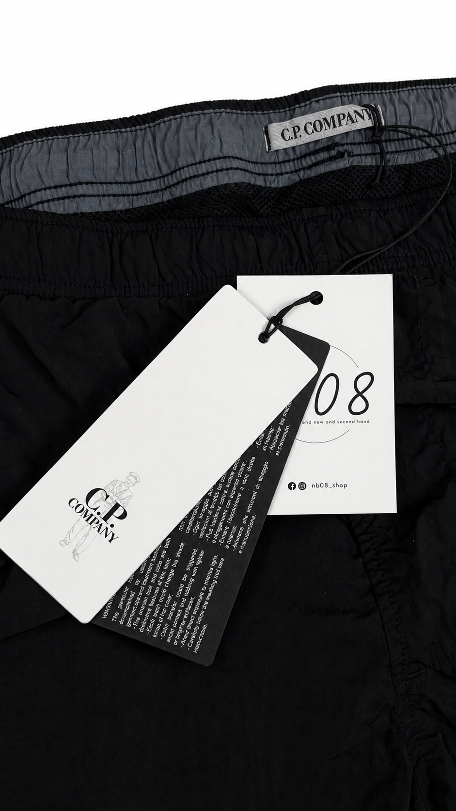 Short De Bain C.P Company - Noir - Neuf - Collection 2026