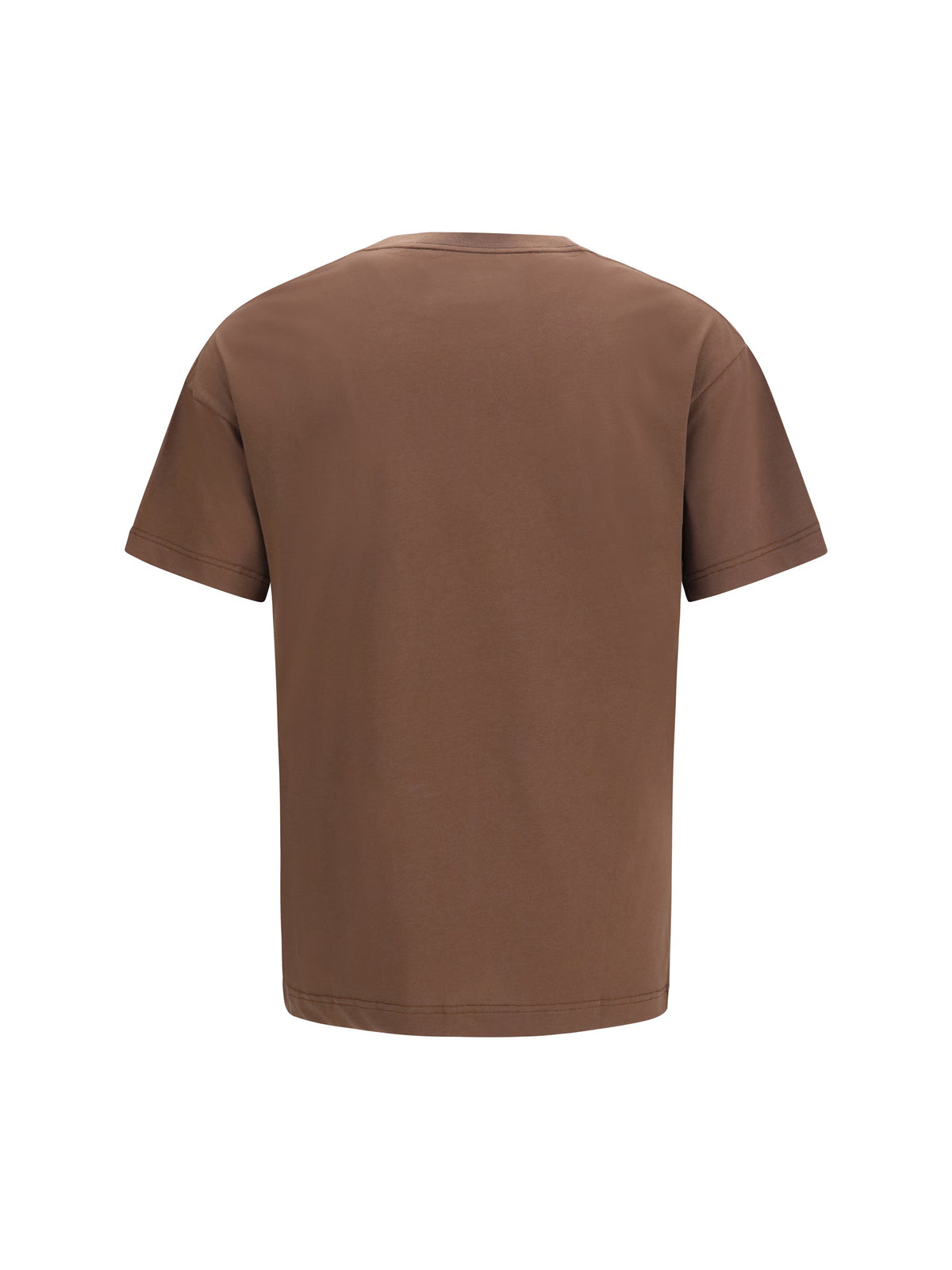 Palm Angels Palm Tree Graphic Cotton T-Shirt — Brown
