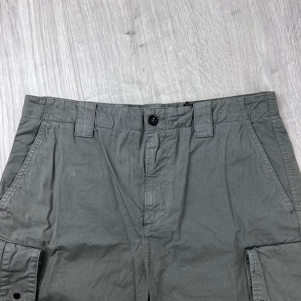 CP Company Cargo Shorts - Gunmetal