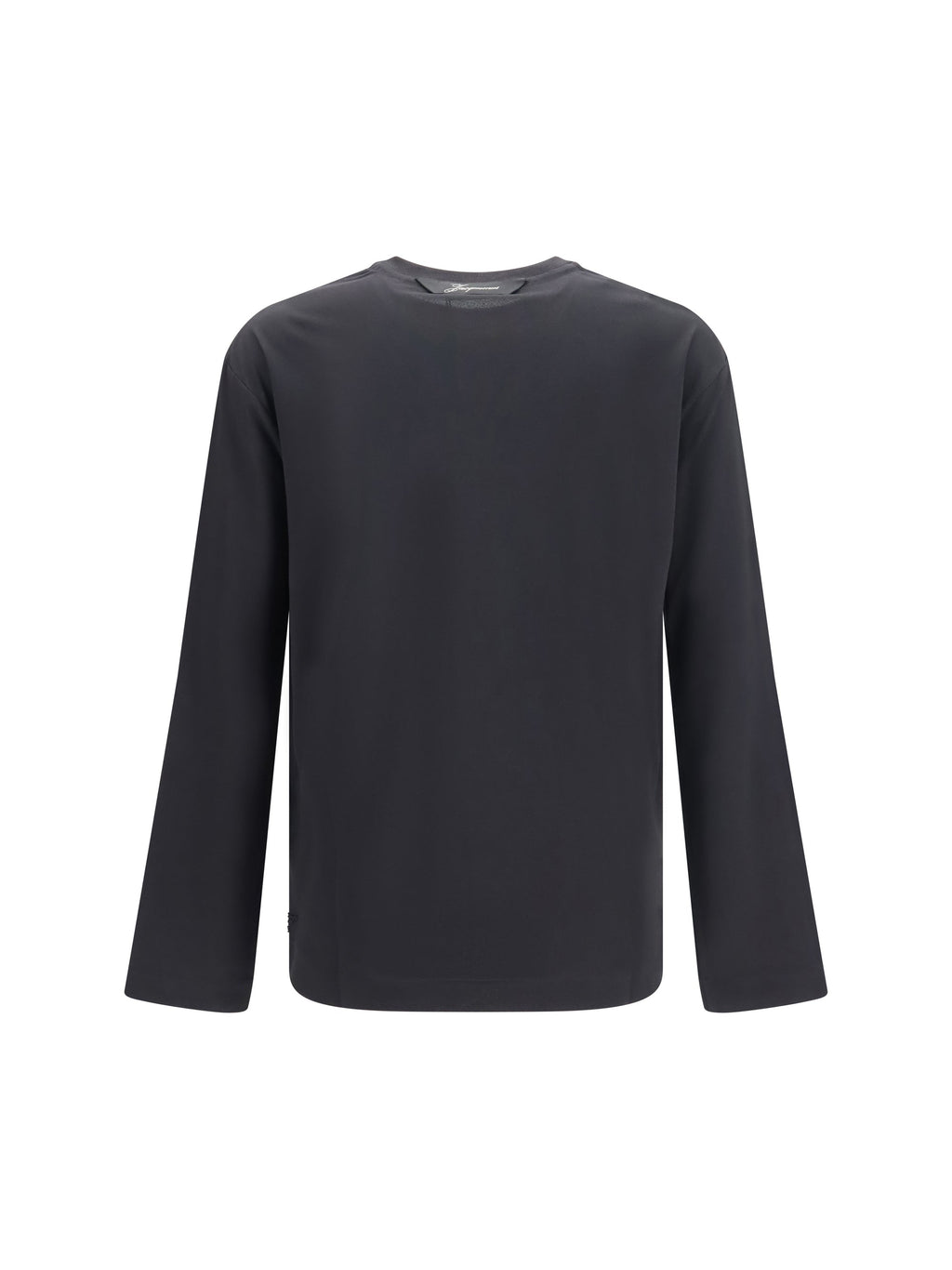 Jacquemus Rond Carré Long-Sleeve T-Shirt — Black
