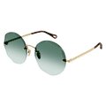 Women's Chloé CH0254S-003 57 Sunglass METAL
