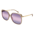Women's Chloé CH0286S-004 60 Sunglass METAL