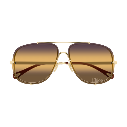 Women's Chloé CH0348S-004 62 Sunglass METAL GOLD