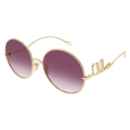 Women's Chloé CH0329S-003 60 Sunglass WOMAN METAL GOLD