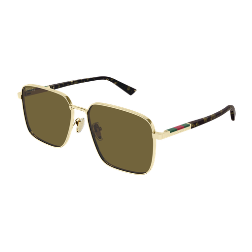 Men's Gucci GG1965SK-003 Sunglass GOLD/HAVANA