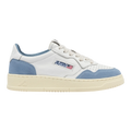 Autry Medalist Low White And Light Blue Women AULW-GS38
