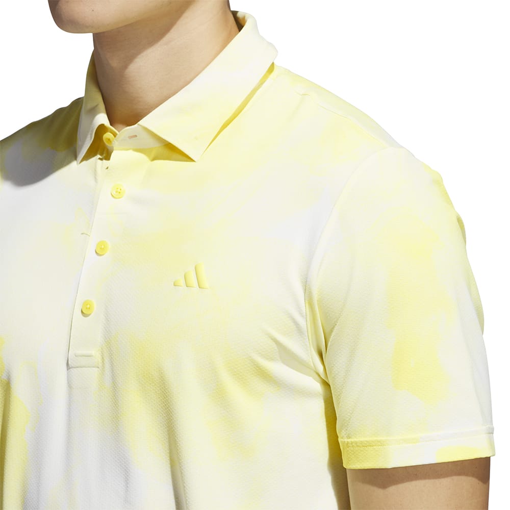adidas Ultimate365 Tour Adicool LC Polo Shirt - Pure Sulfur/White