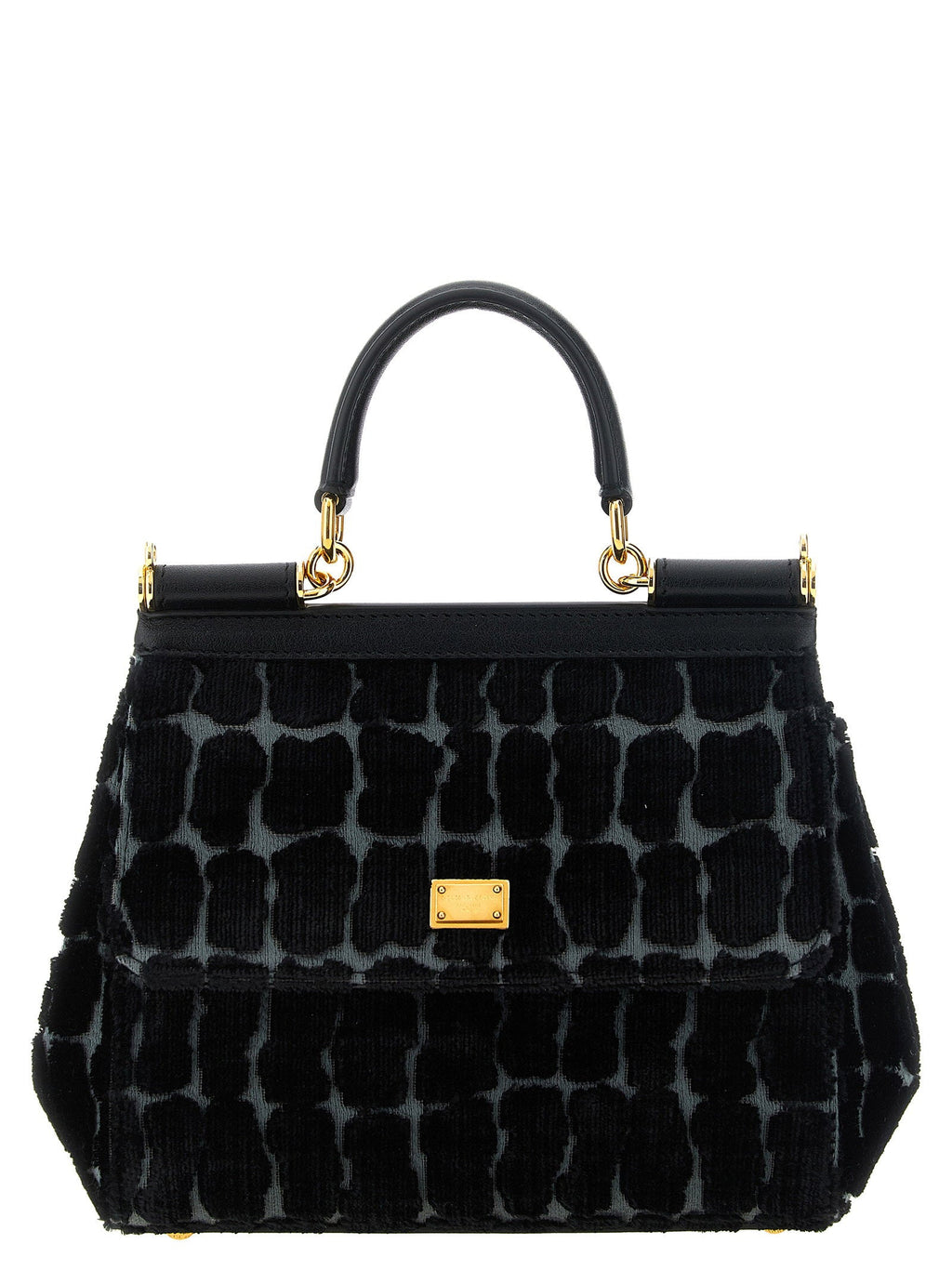 Dolce & Gabbana Sicily Top Handle Bag — Black