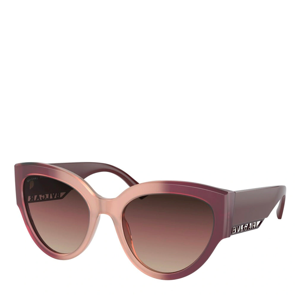 Bvlgari Acetate Woman Sunglass Bordeaux Gradient Pink