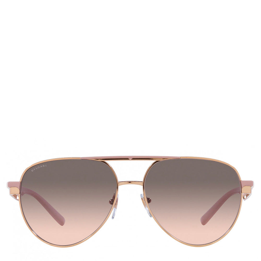 Bvlgari Steel Woman Sunglass Pink Gold / Pink