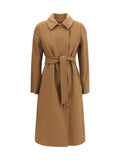 Max Mara Studio Bcollag Coat — Camel