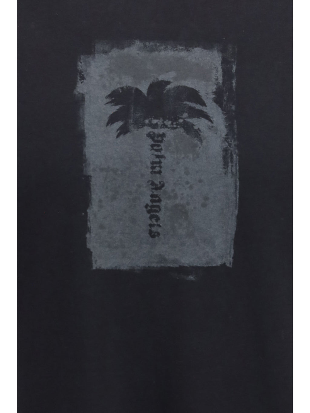 Palm Angels Graphic Print Cotton T-Shirt — Black