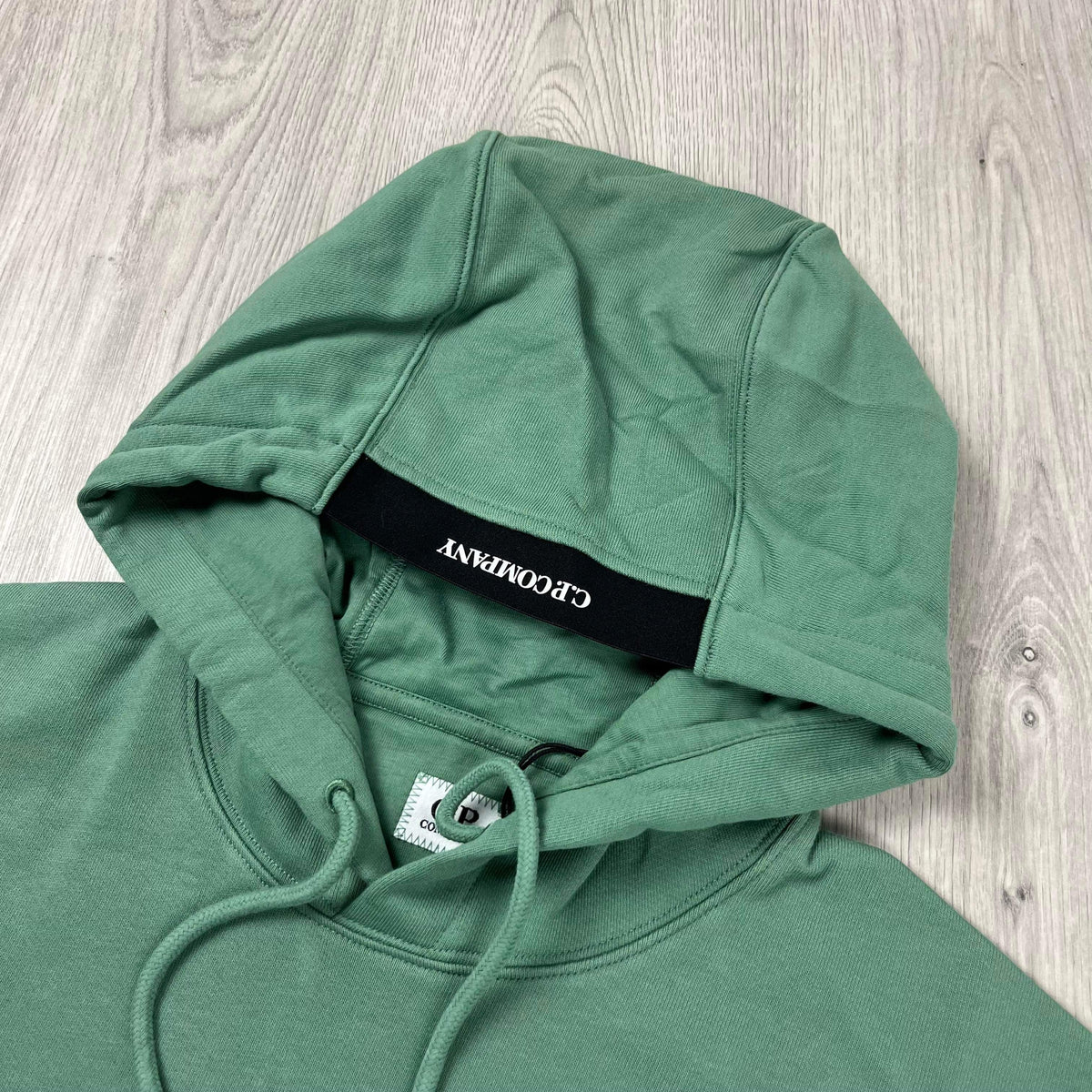CP Company Raised Fleece Hoodie - Green Bay