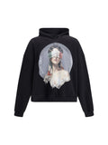 Pdf Channel Graphic-Print Cotton Hoodie — Black