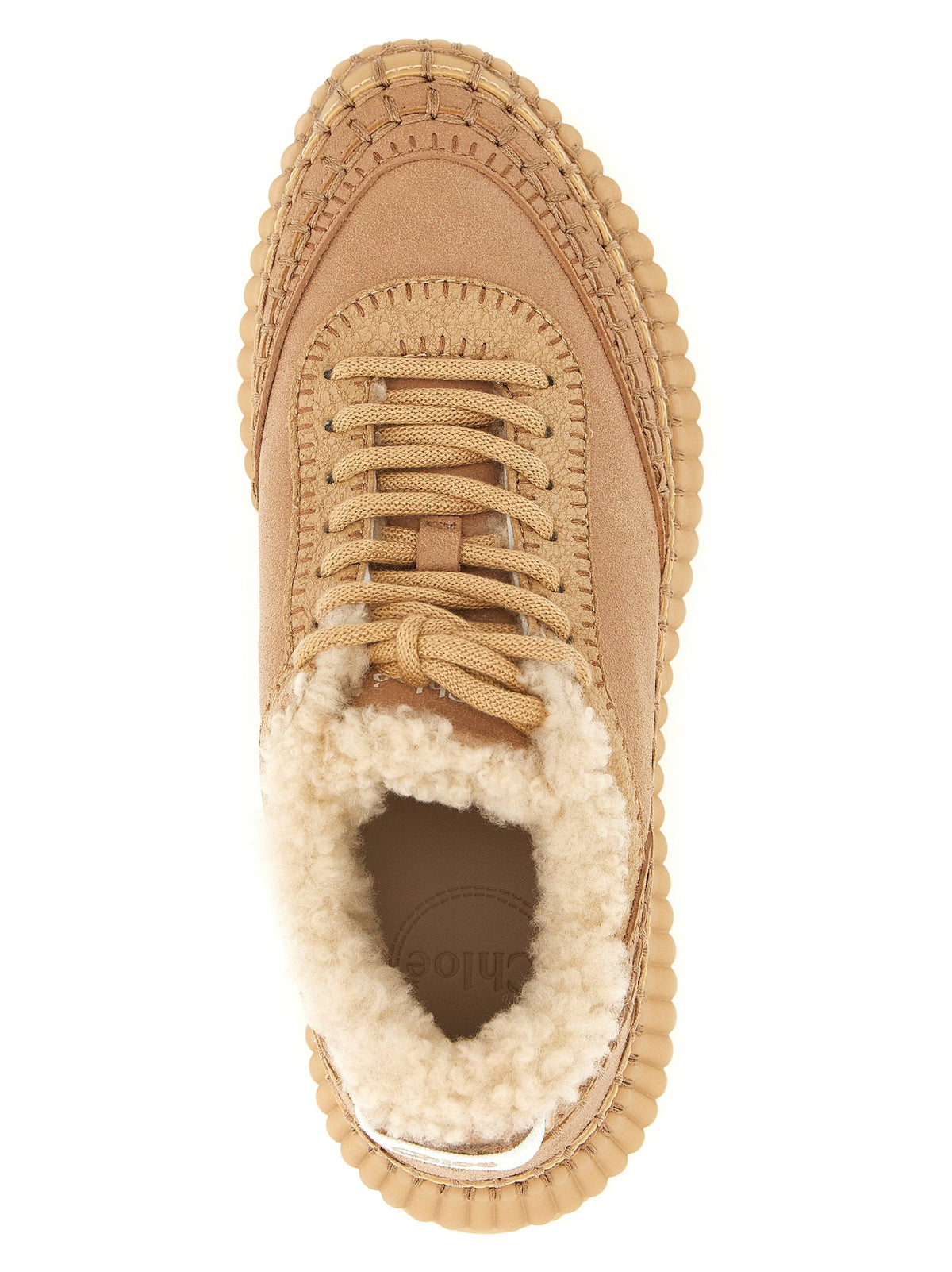 Chloé Nama Sneakers — Camel