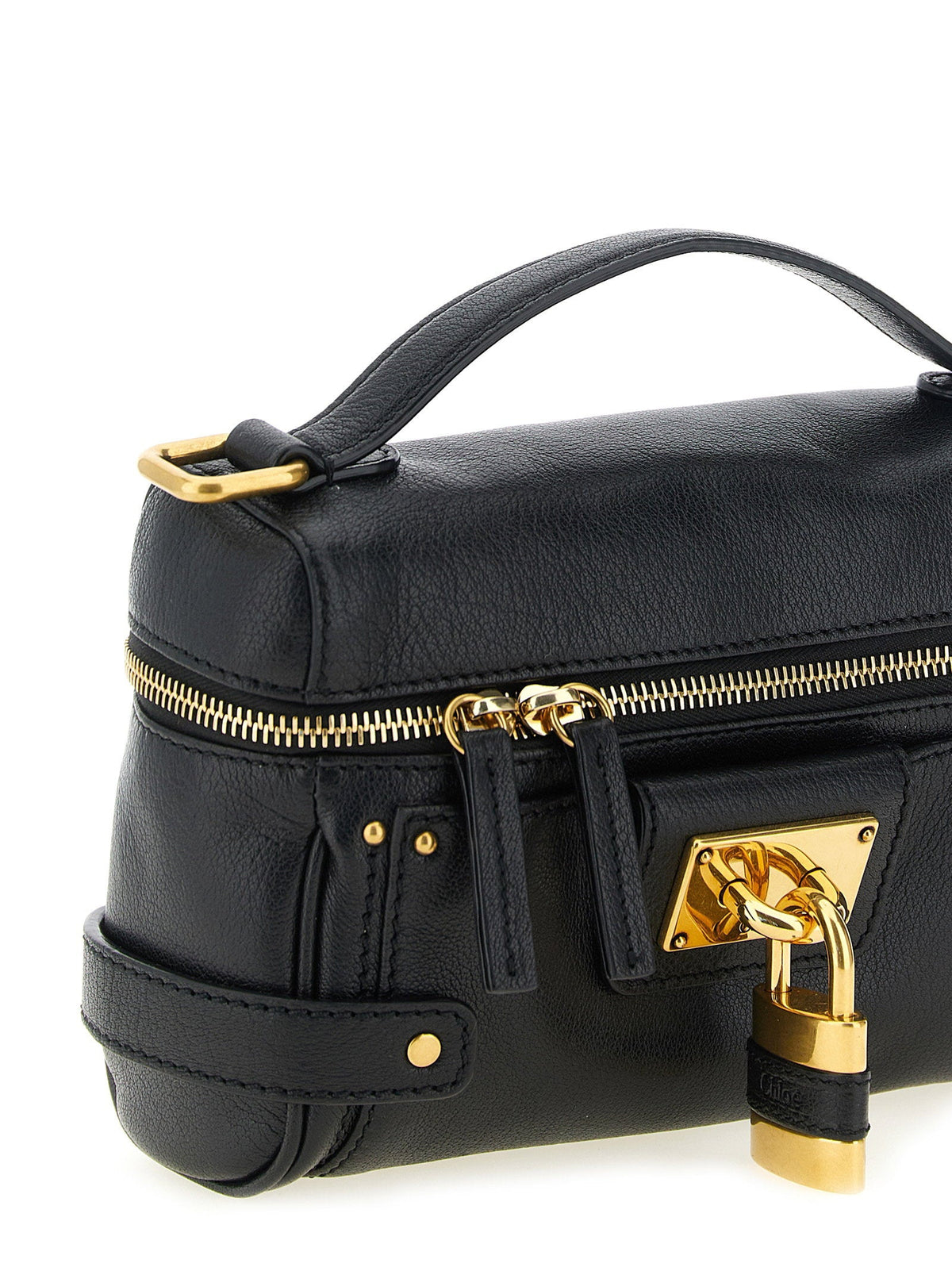 Chloé Vanity Paddington Shoulder Bag — Black